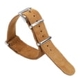thumbnail image 4 of Correa de reloj, suave, ligera, ajustable, accesorios de correa de repuesto, correa de reloj Marrón 18mm, 4 of 8