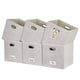 thumbnail image 1 of Cajas de Almacenamiento de Tela DECOMOMO Cubo de 33 cm Paquete de 6 Beige, 1 of 9