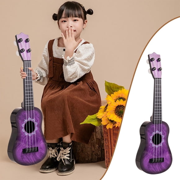 SPOORYYO Hippopotamus Pattern Guitar Ukulele Simulation Playable Instrument for Early Education and Music Enlightenment