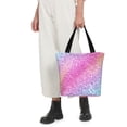 thumbnail image 6 of Kdxio Fun Rainbow Pink Women Reusable Grocery Bags Foldable Ripstop,Reusable Shopping Bags for Shopping,Gym,Gift, 6 of 7