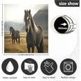 thumbnail image 3 of Cute Dark Horse Dishwasher Door Cover Reusable Trimmable Kitchen Fridge Front Decal Magnetic Home Refrigerator Magnet Decal Panels 20"Wx26"H Home Decor, 3 of 5