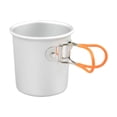 thumbnail image 3 of Taza plegable para acampar,Taza de camping de 150 ml con asas plegables para picnic,Taza de café para acampar,taza de viaje para senderismo,café,Taza de aluminio portátil para, 3 of 8