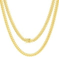 thumbnail image 2 of Nuragold 14K Real Yellow Gold Solid Miami Cuban Link Chain Necklace 16"-30" (2.7mm-11mm) Italian Jewelry for Men & Women, 2 of 27