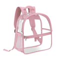 thumbnail image 1 of CHUANK Storage Trunks & Bag Transparent Backpack Clear Backpack Transparent Mini Backpack Suitable For Students‘ Bags for Security Work Concert Sport Festival Travel Multicolor, 1 of 4