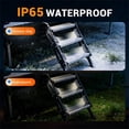 thumbnail image 7 of MMJ Solar Lights Outdoor Magnetic RV Step Lights Waterproof IP65 Wireless LED Stair Light for Camper Porch Steps Warm, 7 of 7