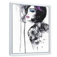 thumbnail image 2 of Designart Painting Female Portrait FLOAT FRAME WALL ART, 2 of 4