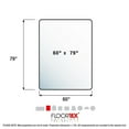 thumbnail image 3 of Ultimat® XXL Polycarbonate Rectangular Chair Mat for Hard Floors - 60" x 79", 3 of 7