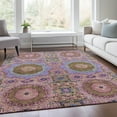 thumbnail image 5 of Dalyn Rugs Machine Washable Indoor/Outdoor Chantille Pink 9' x 12' Rug, 5 of 9