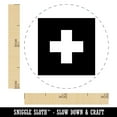 thumbnail image 2 of Switzerland Flag Self-Inking Rubber Stamp Ink Stamper - Dry Pad (No Ink) - Mini 1/2 Inch, 2 of 7