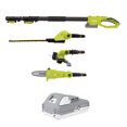 thumbnail image 1 of Open Box Sun Joe 24V Cordless 3-in-1 Hedge Trimmer + Pole Saw + Grass Trimmer Lawn Care System, 2.0-Ah Battery & Charger, 1 of 10