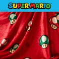 thumbnail image 4 of Franco Nintendo Super Mario Gaming Toad Plush Throw Blanket, 46 in x 60 in, 4 of 7