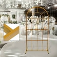 thumbnail image 2 of Wedding Stand Arch Backdrop Wedding Event Party Props DIY Decoration Iron Gold, 2 of 6