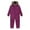 Purple, variant on YunPes Boys Snow Suit Outdoor Waterproof Windproof Snowboarding Ski Suits Toddler Kids Winter Warm Plain Hooded Overalls Jumpsuit