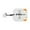 white orange, variant on Golf Counter Compact Double Dial Accessory Indicator Stroke Putt Key Chain Training Aid Outdoor Sport Supplies