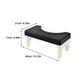 thumbnail image 2 of OULII Bowel Movement Assistance Foot Stool Simple Structure for Bathroom Use 1Pcs, 2 of 8