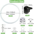 thumbnail image 5 of Replacement Steam Release and Float Valves Set Steam Release Valves Suitable for 5QT/6QT Electric Pressure Cooker, 5 of 7