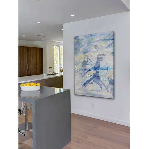 "Spike the Ball" Painting Print on Wrapped Canvas