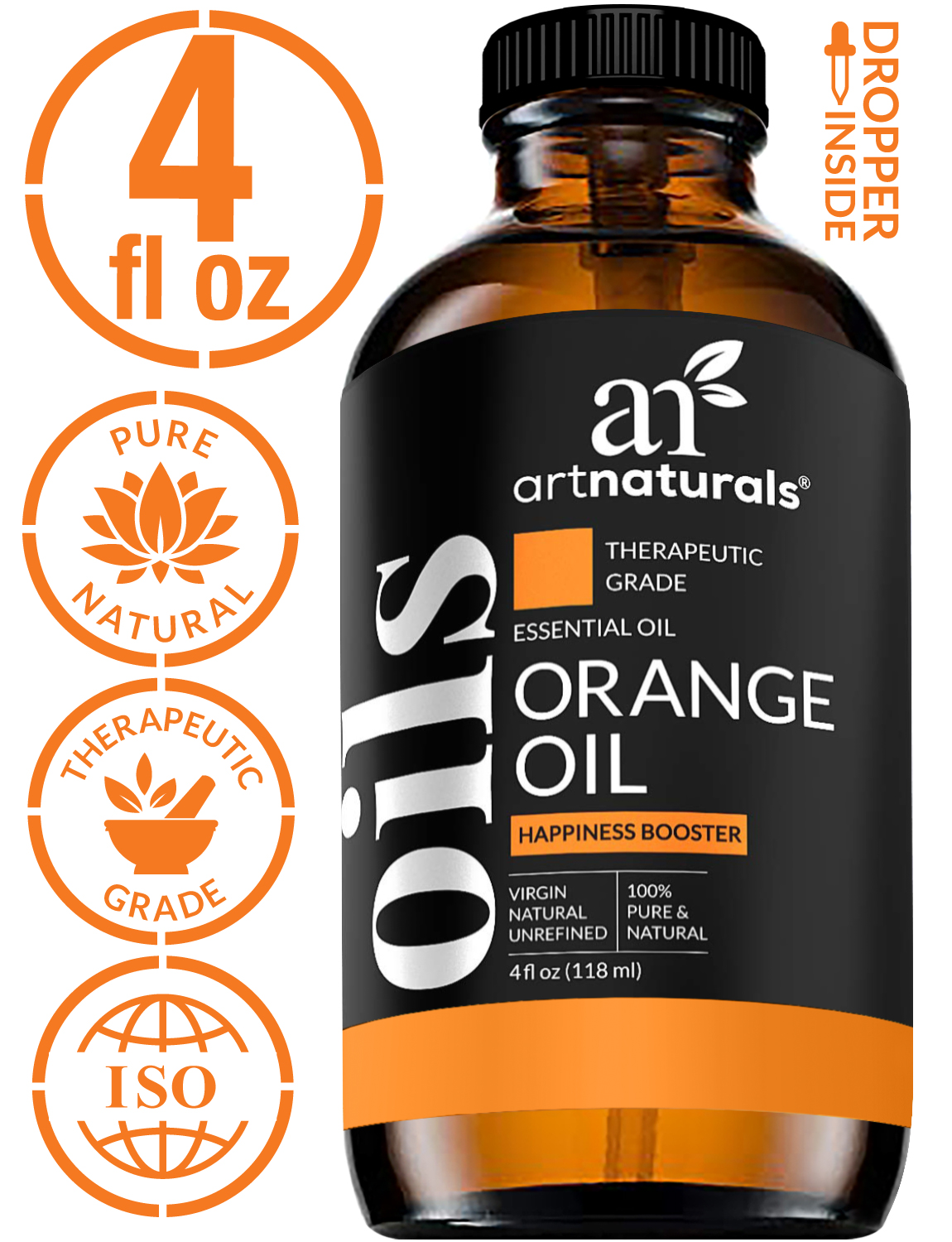 ArtNaturals 100 Pure Sweet Orange Essential Oil (4 Fl Oz / 120ml