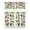 Chickens01, variant on Vintage Hen & Garden Illustration Kitchen Curtains - 3-PC Farmhouse Set, Rod Pocket Caf Curtains for Small Windows