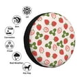 thumbnail image 4 of Pofeuu Strawberries And Leaf Print Spare Tire Wheel Cover for Car Truck SUV Camper Universal Fit Spare Tire Cover RV Spare Tire Covers-14 inch, 4 of 6