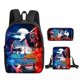 thumbnail image 1 of Mochila con estampado de Godzilla, juego de 3 piezas, mochila para portátil de 17 pulgadas, mochila escolar, mochila de viaje multifuncional unisex, 1 of 5