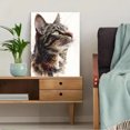 thumbnail image 5 of Qisvanset 12x16 Inch Majestic Cat Portrait Canvas Painting Wall Art, 5 of 5