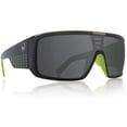 thumbnail image 2 of Domo Sunglasses Jet Black Lime Frames Gray Lenses, 2 of 3
