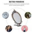 thumbnail image 2 of 1Set Vintage Makeup Metal Mirror with Comb Portable Handheld Vanity Mirror, 2 of 6