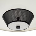 thumbnail image 3 of Challenger Lighting CA5344-00BRZ Contemporary Metal Ceiling Drum Light Fixture (2-Pack), 3 of 4