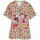 thumbnail image 3 of Camisetas navideñas de Minnie Mouse, ropa de mujer con cuello en V, camisetas de hospital, camisetas de Disney para mujer 2023, camiseta de uniforme de enfermera, camiseta de verano con bolsillo, 3 of 5