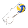 thumbnail image 2 of ADDHAT 3Ud Llaveros Deportivos De Voleibol Multicolor Para Bolsos Y Souvenirs En Fiestas Deportivas, 2 of 8