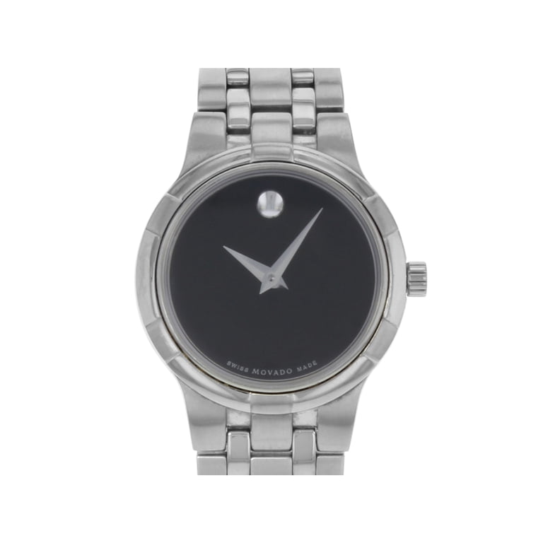 Movado Metio Diamond Black Dial Steel Ladies watch MOVADO Automatic Diamonds Women main image 4