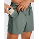 thumbnail image 5 of Shorts CRZ YOGA para Hombre 5" Secado Rápido para Entrenamiento Gris L, 5 of 6