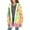 Yellow, variant on Women's Fuzzy Fleece Pullover Hoodies, Casual Button down Overcoat with Pocket, Warm Winter Style