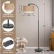 thumbnail image 2 of Lámpara de pie Boncoo Arc Black Rattan Dim 9W LED, 2 of 7