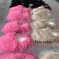thumbnail image 1 of Factory Price New Designer Real Tan Sheep Fur Women Slides Slippers For Season With Customized Color, 1 of 7