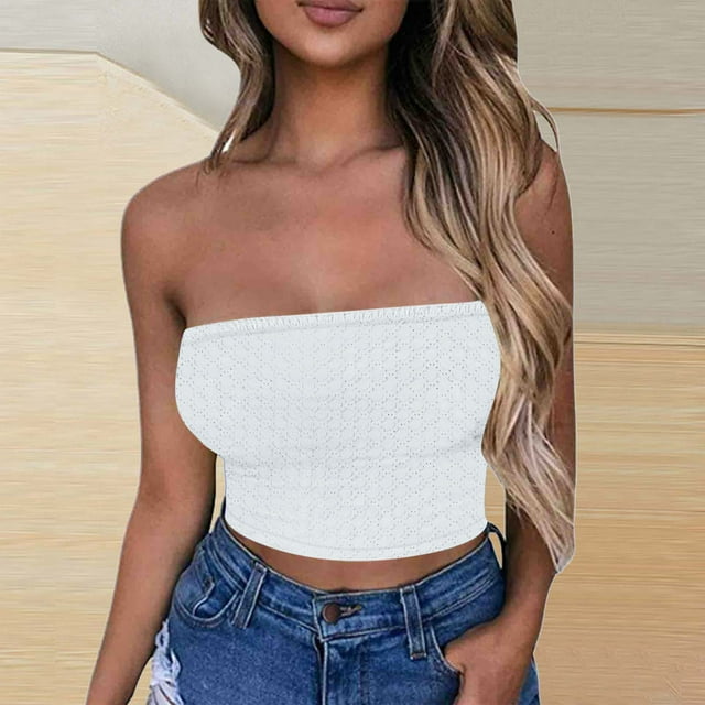 TopLLC Haut Sans Manches à Verrouillage Couleur Unie pour Femmes Soutien-Gorge polyester
