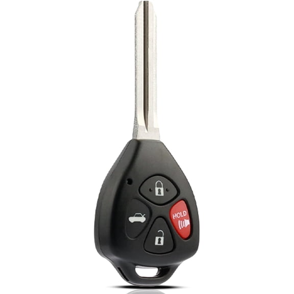 Key Fob Replacement Fits for 2007-2011 Toyota Camry / 2009-2010 Corolla Remote Control Keyless Entry Head Key FCC ID: HYQ12BBY,89070-06232, 4D67 (H) Chip, 4 Buttons
