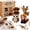 Woodland Friends, variant on 2026 Tiny 3D Beaded Animal DIY Kit, Cute Bird & Animal Beading Craft Set, Handmade Bead Art Mosaic Kit, Stress Relief Creative DIY Decoration Gifts for Adults Teens Beginners (Woodland Friends)