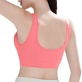 thumbnail image 3 of Sports Bras for Women Shaping Supportive Wireless Padded Athletic Push Up High Impact Everyday Plunge Bra Cute Bra High Support Invisible Anti-Sagging Lifting Support Br Bralettes Watermelon red, 3 of 8