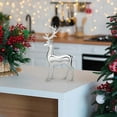 thumbnail image 6 of 2 PCS Reindeer Statue Small Christmas Seated and Standing Deer Figurine, Sitting and Standing Deer Statue Office Home Desktop Decoration, Christmas Tabletop Ornaments, 6 of 7