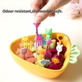 thumbnail image 4 of Billuyoard 10pcs Animal Fruit Fork Cartoon Children Cocktail Tableware Dining Pick Household Sandwich Dessert Toddler Toothpick Type3 NO3, 4 of 6