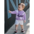 thumbnail image 6 of BemeyourBBs Girls Halloween Sweater Long Sleeve Letter Ghost Embroidery Knitwear, 6 of 9