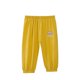thumbnail image 1 of Odeerbi 6M-6Y Niñas Algodón Lino Pantalones Recortados Verano Casual Linterna Pantalones Color Sólido Pantalones Transpirable, 1 of 5
