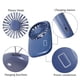 thumbnail image 4 of Mini ventilador portátil, potente y ajustable, recargable por USB, ideal para niños, mujeres y hombres; fresco para llevar, en casa, en la oficina, al aire libre y para viajes; azul marino, 4 of 5