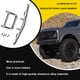 thumbnail image 2 of Conector de parachoques delantero RC Parachoques delantero RC multifuncional RC Reemplazo de pieza automática para 1/24 Modelo de simulación Axial SCX24 Silver 1 Set Guardurnaity FN001792-03, 2 of 7