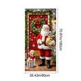 thumbnail image 3 of CREATITOY 35×71 Inches Christmas Floor Mat Soft Edges Non-Slip Dirt-Resistant Entryway Living Room Bedroom Holiday Decorations for Xmas Family Indoor Party Supplies, 3 of 6