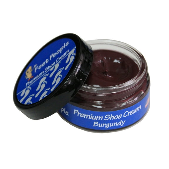 FeetPeople Premium Shoe Cream, Burgundy