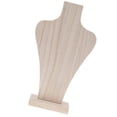 thumbnail image 6 of Jewelry Display Wooden Mannequin Bust For Necklace Choker Stand Rack 22.5cm .5cm, 6 of 8