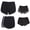Black, variant on Tinglu Loose Workout Shorts for Women Fitness Shorts Woman Pants Plus Size 3XL